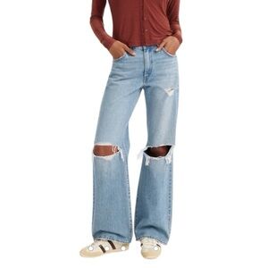 Levi’s Jeans Baggy Bootcut 90s Women’s Denim Mid Rise Light 25